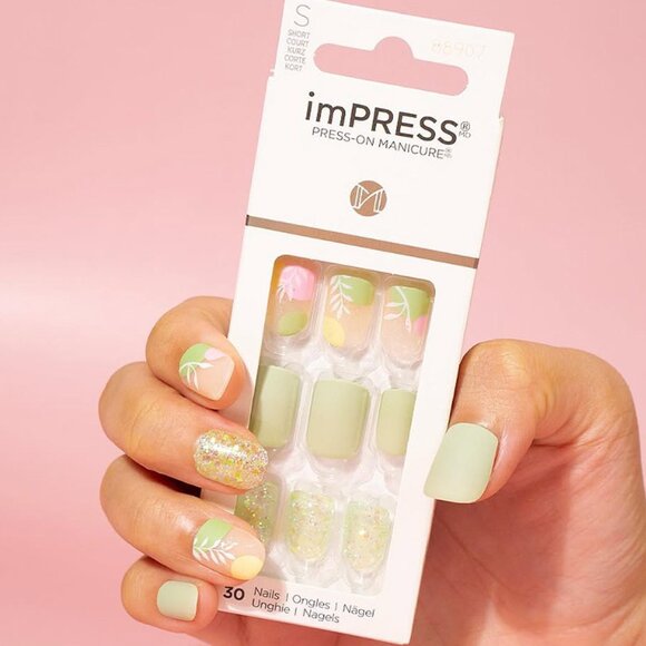 KISS ImPRESS Press-On Manicure First Bloom / Short - Picture 2 of 5